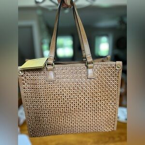 Patricia Nash leather woven purse. BRAND NEW!